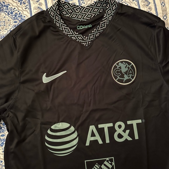 Club America Nike 2021/22 Third black Jersey men’s small - Picture 2 of 6